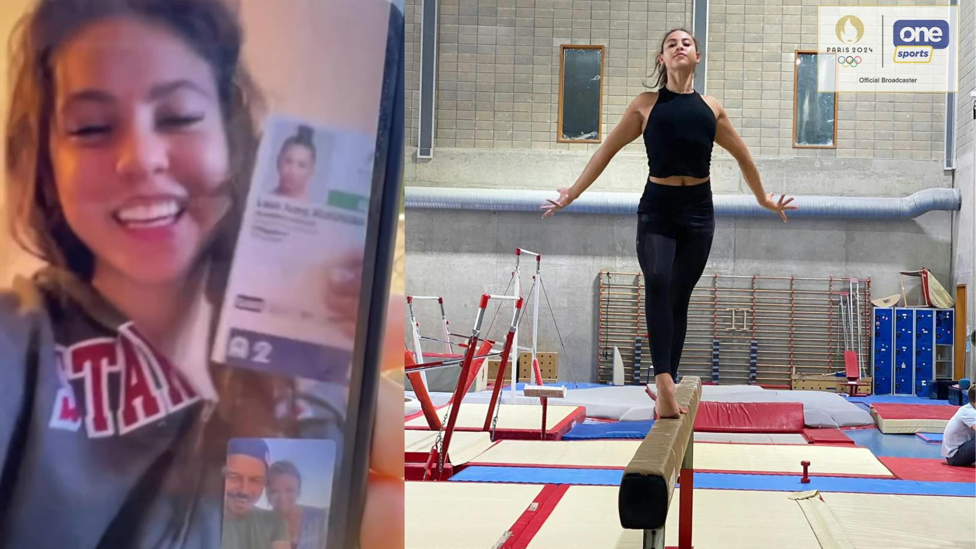 Filipina gymnast Levi Jung-Ruivivar brims with joy after receiving her Olympic ID for Paris 2024